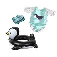 Heless Poppen zwemset pinguin, 35-45 cm - thumbnail