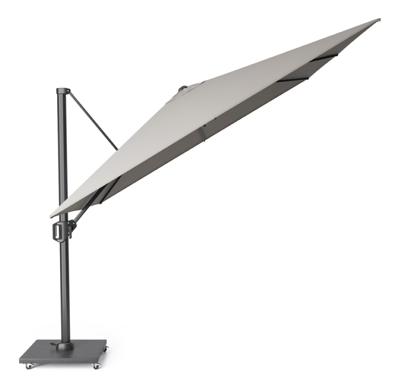 Platinum Sun & Shade | Zweefparasol Challenger T¹ Premium 400 x 300 cm | Manhattan Platinum Sun & Shade | Zweefparasol Challenger T¹ Premium 400 x 300 cm | Manhattan