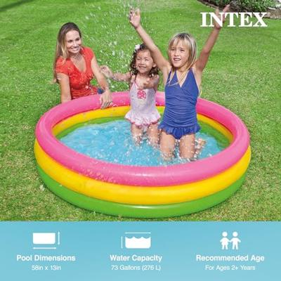 Zwembad Sunset Glow Pool - diameter 147 cm - Intex