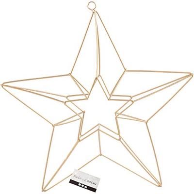 Creativ Company Hangende bal, ster, afm 34x30 cm, brons, 1 stuk