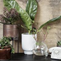 House Doctor Vaas / bloempot Plant wit 26cm - thumbnail