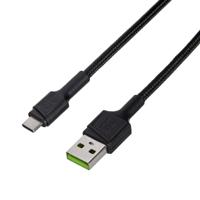 Green Cell KABGC25 USB-kabel 0,3 m USB A USB C Zwart - thumbnail