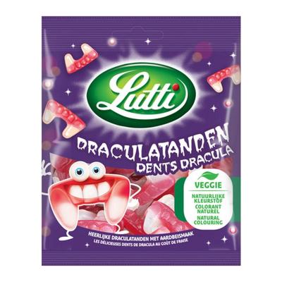 Lutti - Draculatanden Zakje - 12x 80g