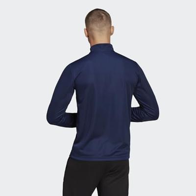 adidas Entrada 22 Trainingstrui 1/4-Zip Donkerblauw Wit - thumbnail