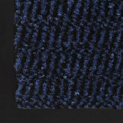 VidaXL Deurmat getuft 60x150 cm blauw