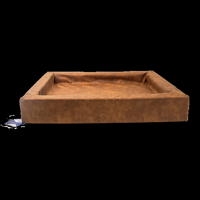 Let&apos;s Sleep Comfy Cushion 85x70x12 Cognac - thumbnail