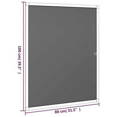 VidaXL Raamhor 80x100 cm wit VidaXL Raamhor 80x100 cm wit