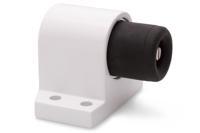 DX Deurstopper Robusto vloermodel met geveerde stootbuffer - wit - thumbnail