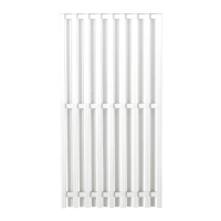 Wit Houten Tuinscherm Nagano 90 x 180 CM - thumbnail