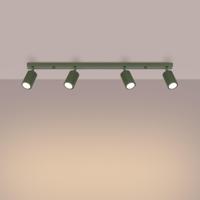 Plafondlamp KARBON 4L olijfgroen - thumbnail