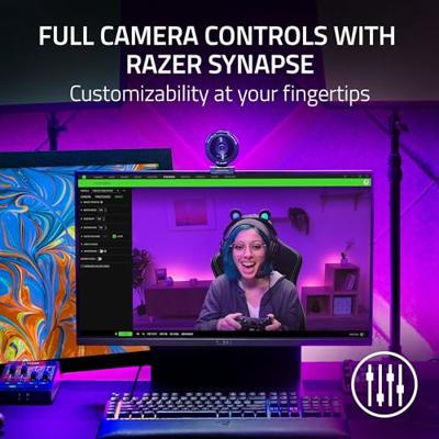 RAZER Kiyo Pro Webcam Full HD-webcam 1920 x 1080 Pixel Klemhouder - thumbnail