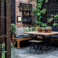 QAZQA Buitenwandlamp antraciet met bewegingssensor IP44 - Emmerald 1 - thumbnail