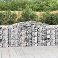 Schanskorven 10 st gewelfd 400x50x100/120 cm ijzer - thumbnail