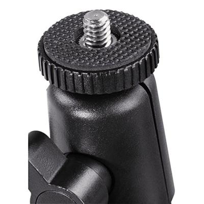 Hama Lichtgewicht zuigstatief met 3D-kogelkop voor GoPro-actiecams, zwart, 9-15 cm