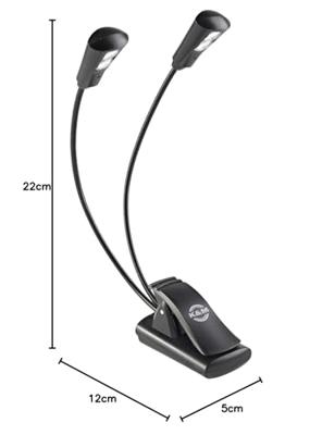 K&M 12244 Double2 LED FlexLight lamp