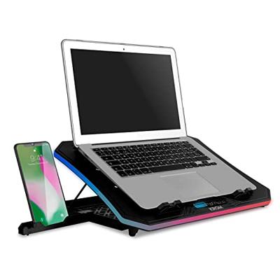 Laptopsteun met Ventilator Krom NXKROMKOOLER RGB 19"