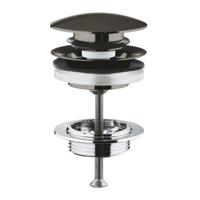 Grohe Waste Others met Push Open Plug Hard Graphite Geborsteld - thumbnail