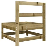 Tuinmiddenbanken 2 st geïmpregneerd grenenhout - thumbnail