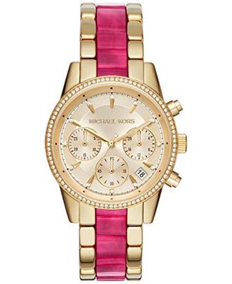 Horlogeband Michael Kors MK6517 Staal Roze 18mm