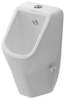 Duravit D-Code urinoir m. boveninlaat m. bevestiging m. vlieg z. spoelrand m. sproeikop en sifon wit 0828300007 - thumbnail
