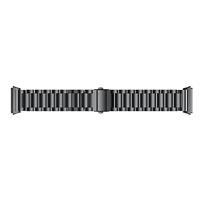 Fitbit Ionic - Schakelarmband Stainless Steel bandje - Zwart - thumbnail