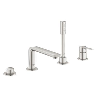 Badrandcombinatie GROHE Lineare New Viergats Supersteel Badrandcombinatie GROHE Lineare New Viergats Supersteel