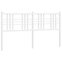 Hoofdbord 160 cm metaal wit - thumbnail