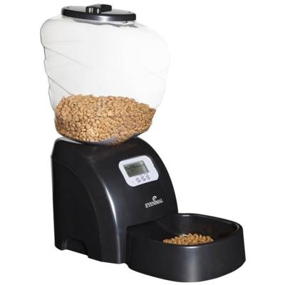 EYENIMAL automatische brokkenautomaat 45x20x47 cm - zwart - voor katten en honden