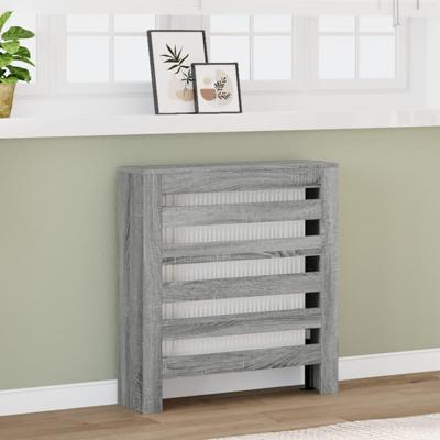 Radiatorombouw 78x20x82 cm bewerkt hout grijs sonoma eikenkleur Radiatorombouw 78x20x82 cm bewerkt hout grijs sonoma eikenkleur