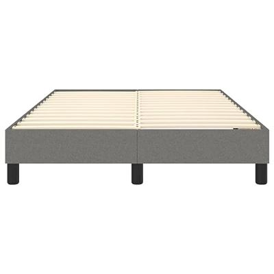 Boxspringframe stof donkergrijs 120x200 cm