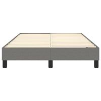 Boxspringframe stof donkergrijs 120x200 cm - thumbnail
