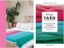 Haakpatroon boekje YARN The After Party nr 201 Sugar Pop Throw Organicon
