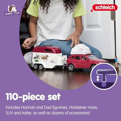 Schleich - Grote paardensporen van auto en trailer - 42535 - Horse Club Range