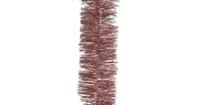 5 stuks! Guirlande lametta glans d7 cm en h270 cm veloursroze Kerst Decoris - Decoris - thumbnail