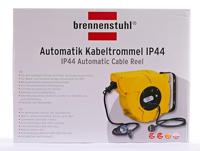 Brennenstuhl 1241000 Kabelhaspel voor aan de muur 9.00 m Zwart Randaarde stekker - thumbnail