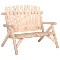 3-delige Loungeset massief vurenhout - thumbnail