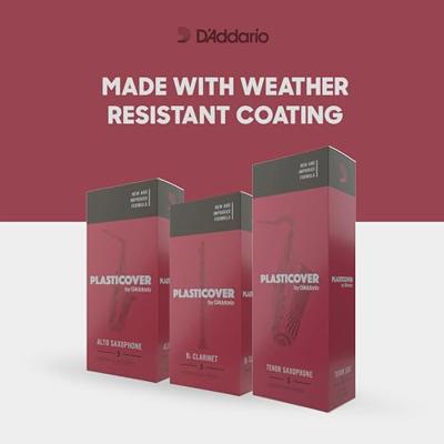 D'Addario Woodwinds Plasticover Baritone Saxophone Reeds 2.5 (5 stuks) D'Addario Woodwinds Plasticover Baritone Saxophone Reeds 2.5 (5 stuks)