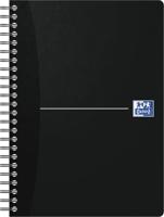 Oxford Office Essentials spiraalschrift, 180 bladzijden, ft A5, geruit 5 mm, zwart - thumbnail