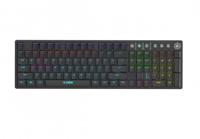 iBox AURORA K-6 toetsenbord Universeel RF-draadloos + Bluetooth QWERTY Engels Zwart - thumbnail