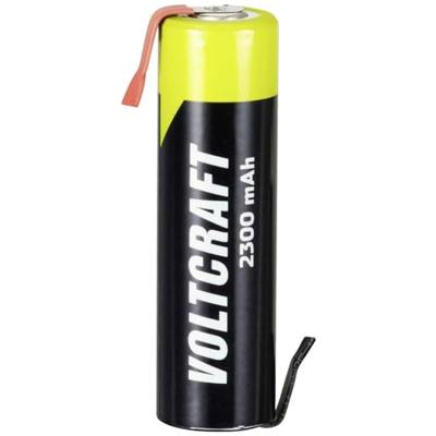 VOLTCRAFT Speciale oplaadbare batterij AA (penlite) Z-soldeerlip NiMH 1.2 V 2300 mAh 1 stuk(s)