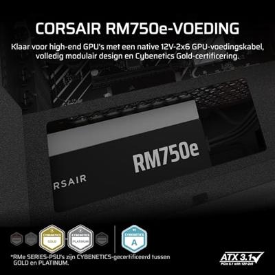 Corsair CP-9020295-EU PC-netvoeding 750 W ATX 80 Plus Gold
