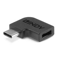 LINDY USB 3.2 Gen 2x2 Adapter [1x USB-C stekker - 1x USB-C bus] Lindy - USB-Adapter - 24 pin USB-C (W) zu 24 pin USB-C (M) 90° haaks naar rechts - thumbnail
