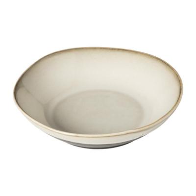 Diep bord Roots - beige - ø20x5.4 cm Diep bord Roots - beige - ø20x5.4 cm