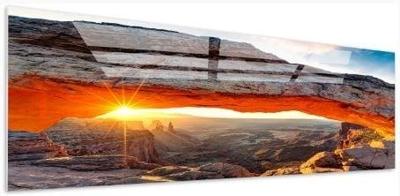 Acrylglas Schilderij - Rots zon - 90x60cm