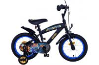 Batman kinderfiets - jongens - 14 inch - zwart - thumbnail