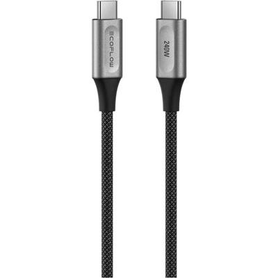EcoFlow RAPID Pro USB-C to USB-C Cable 240W, Nylon EcoFlow RAPID Pro USB-C to USB-C Cable 240W, Nylon