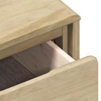 Dressoir SAUDA 80x43x75,5 cm massief grenenhout eikenkleurig - thumbnail