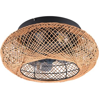 LED Plafondventilator met Verlichting - E27 - Afstandsbediening - Bruin