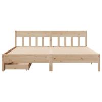 Bedframe zonder matras massief grenenhout 180x200 cm - thumbnail
