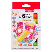 Verfstift bruynzeel kids 6st ass neon - thumbnail